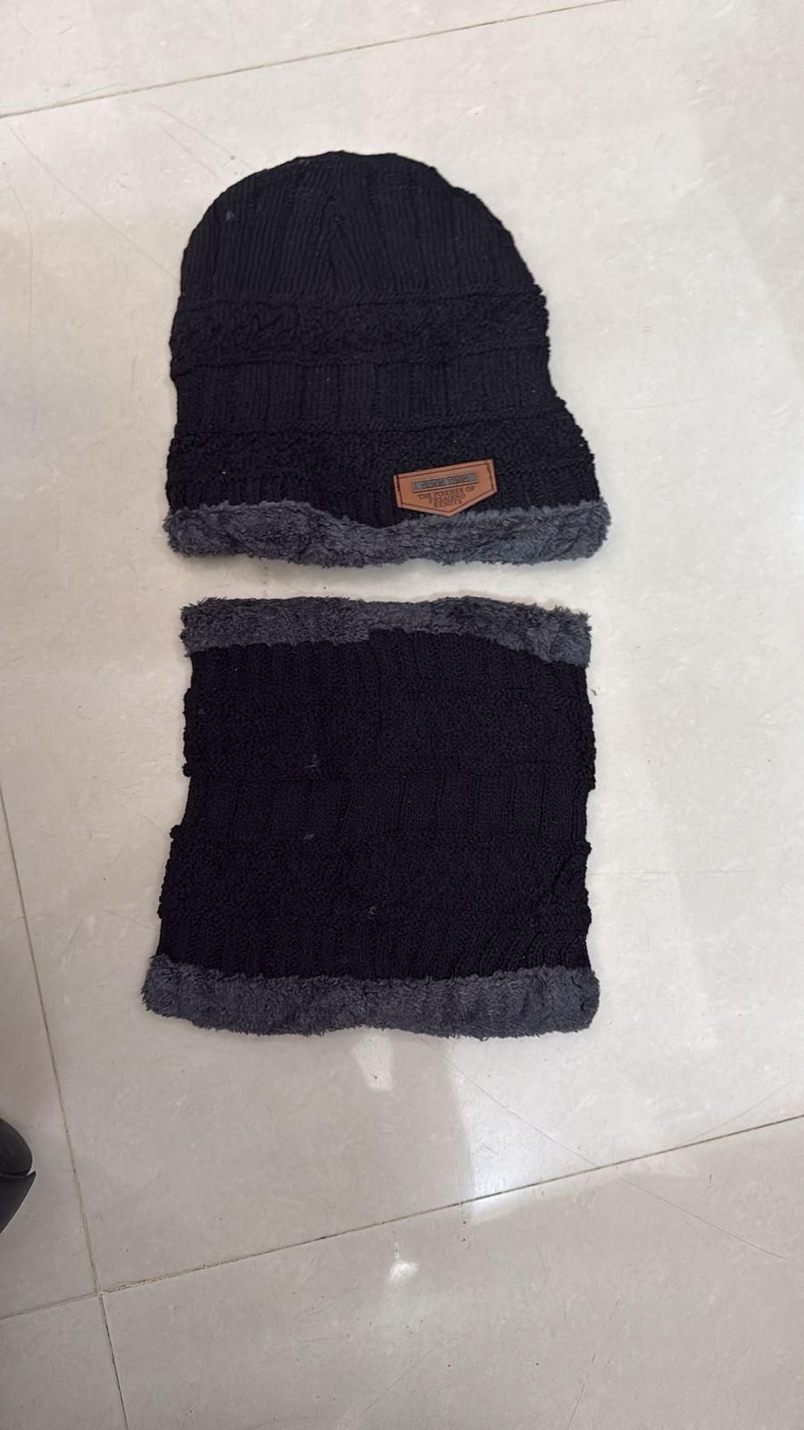 Unisex Woolen Cap Set for Winter Wear